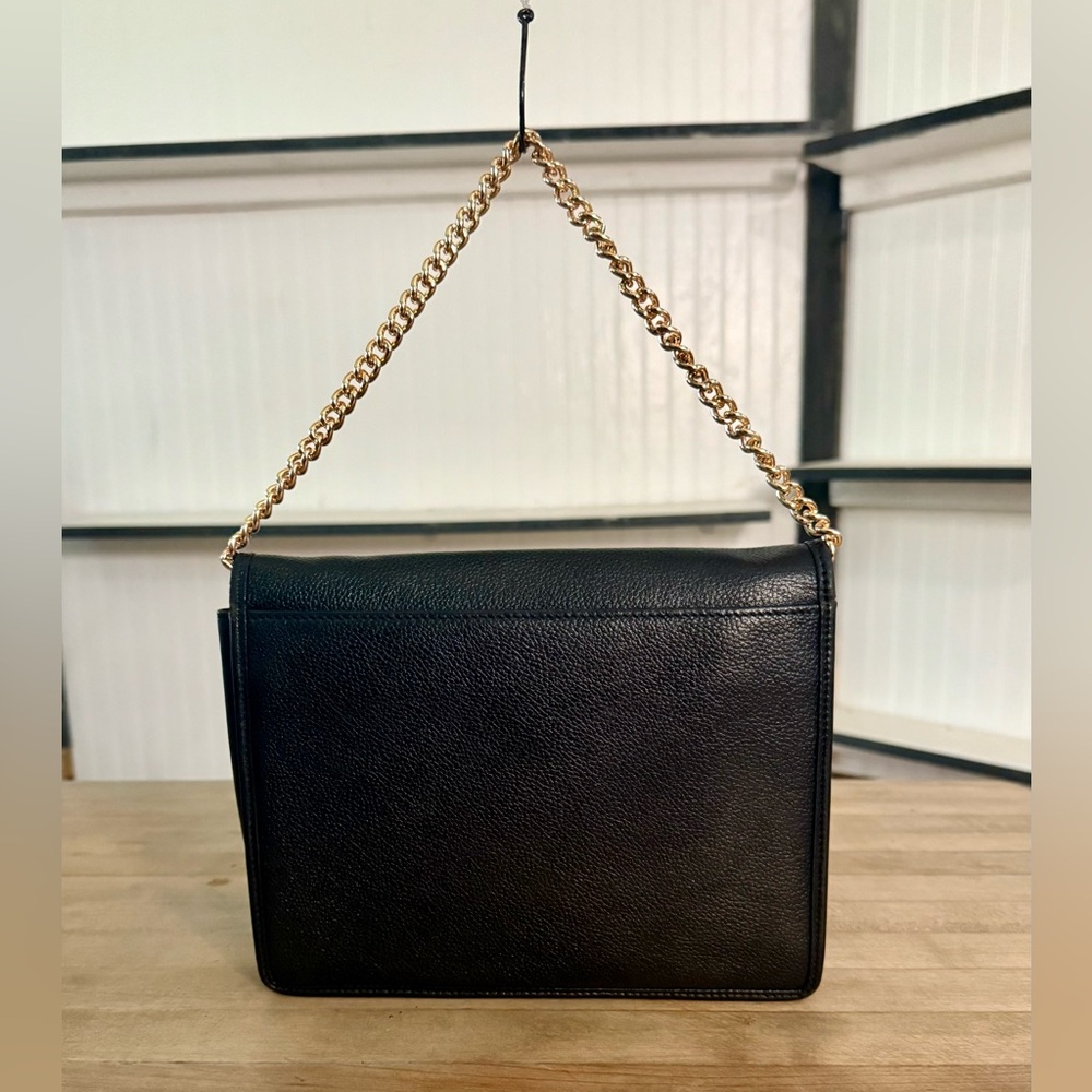 Givenchy Vintage Black Leather Wristlet Clutch Converted Hand & Crossbody Bag - Picture 6 of 14